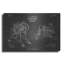 Art mural en métal 16 pi x 12 po Luxe-1118169495