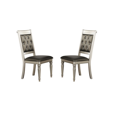Dining Chairs With Tufted Back(Set Of 2)