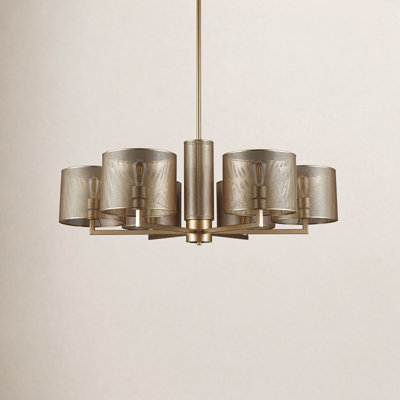 Meliora 6 - Light Dimmable Cylinder Chandelier