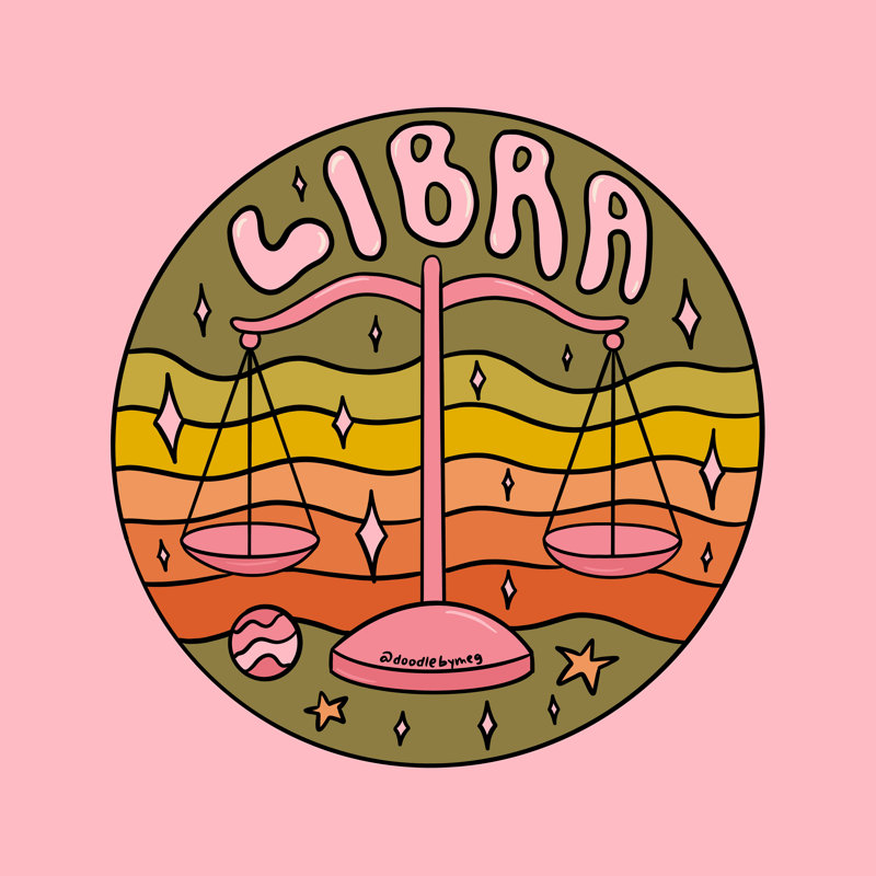 Doodle par Meg 2020 Balance, H 12 po x l 12 po