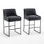Tabouret de comptoir rembourré Maghull-593041264