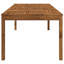 Acacia Solid Wood Outdoor Dining Table-2145879724