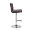 Batty Swivel Upholstered Adjustable Height Counter Stool with Metal Frame-15848400