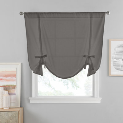 Naughton Room Darkening Tie-up Shade