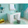Ensemble coiffeuse et miroir Carbury