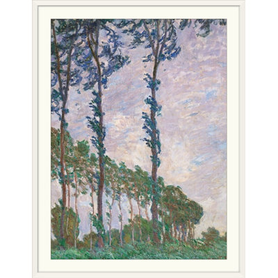 Claude " Wind Effect, Series Of Poplars, 1891. Musee D " by Claude Monet