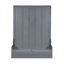Grand lit escamotable mural avec coussin, gris-115380608-115380614