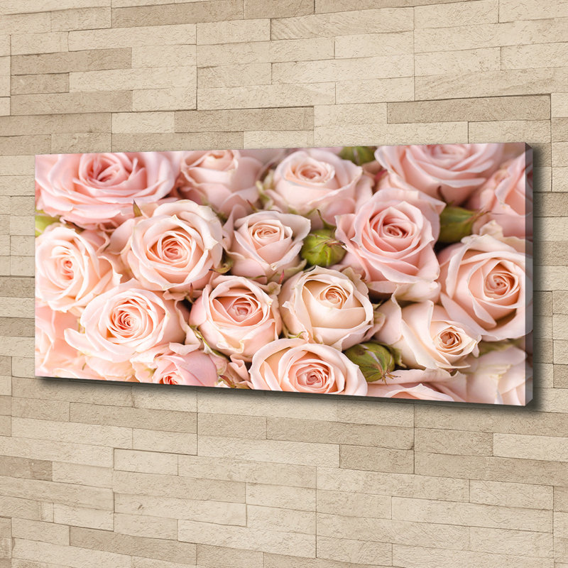 Roses 1 Piece Wrapped Canvas Wall Art