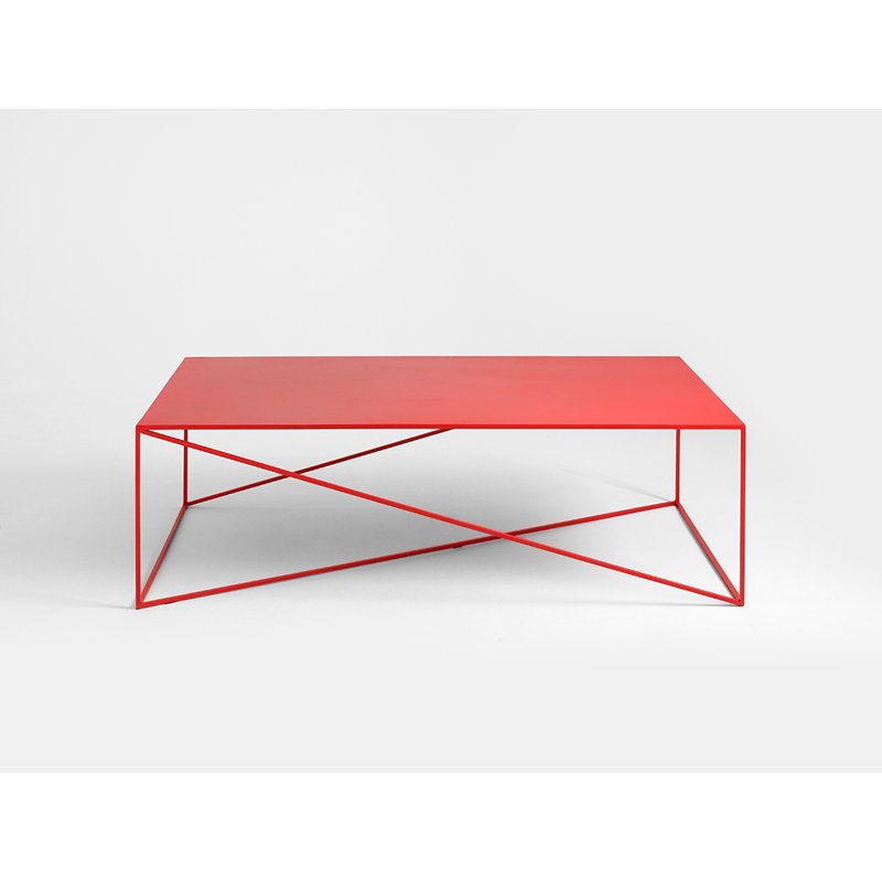 Quiana Frame Coffee Table, H45 x L140 x W80cm, Red