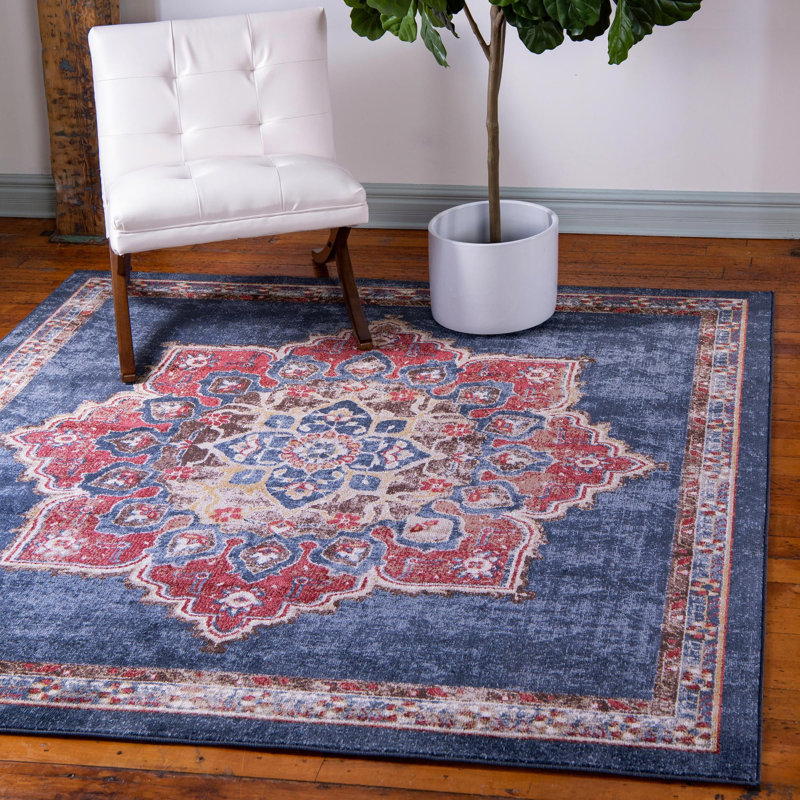 Lieveke Oriental Indoor Rug, Square 4'