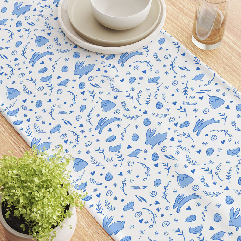 Mikels Geometric Table Runner, 108" L x 14" D