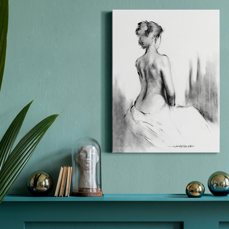 Soft Silhouette I - Impression sur toile tendue, H 36 po x l 24 po x P 1 po