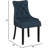 Modern Elegant Button Tufted Upholstered Fabric With Nailhead Trim, Side Chair-1166071462-1154293341