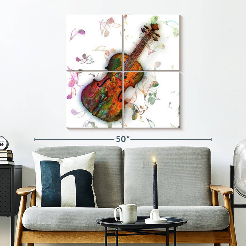 Abarca Violin Lessons, 32" H x 32" W