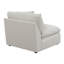 Fauteuil rembourré ivoire