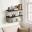 3 Piece Wood Bracket Shelf