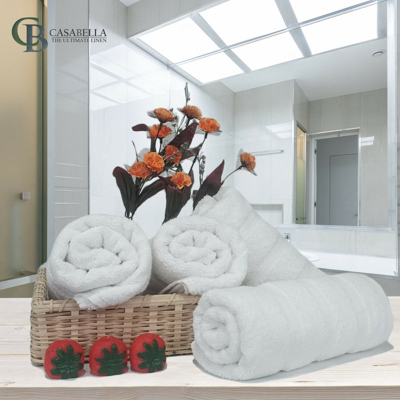 Casabella Luxury Hand Towel, White