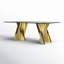 Ammerman Glass Top Metal Base Dining Table-1701992605-1702276261