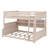Full XL Over Queen Bunk Bed With Integrated Shelving, Adjustable Lighting And Perforated Panels-1362612327-1362612322
