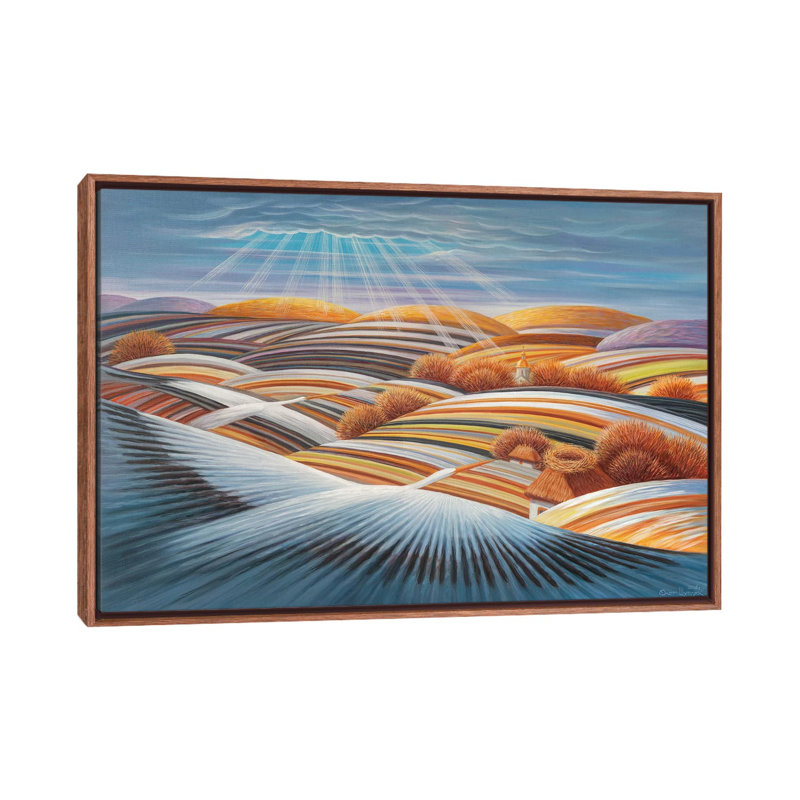 " To The Home Nests " by Oleg Shupliak, 26" H x 40" W x 1.5" D, Classic Wood Framed Canvas