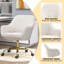 Chaise pivotante en velours 360 ° à haut dossier-163328594