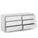 Jada 6 Drawer 60.5" W Double Dresser