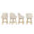 Linen Fabric Seat/Natural Base