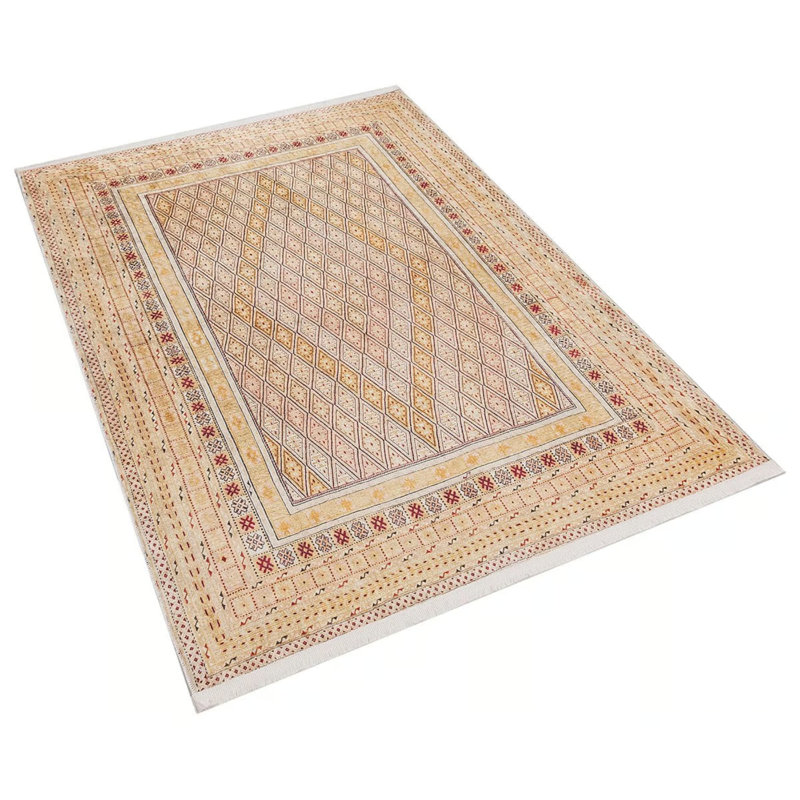 Tapis intérieur / extérieur en coton Suhayma, Rectangle 5 pi 11 po x 9 pi 2 po