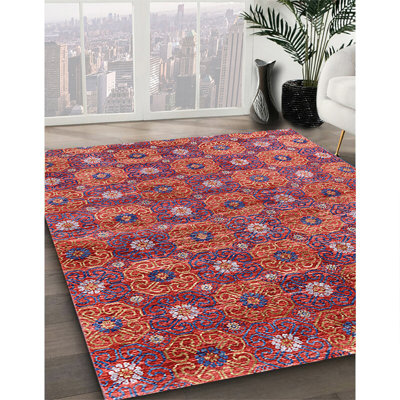 Tapis 100% Mid-Century moderne lavable à la machine 1528