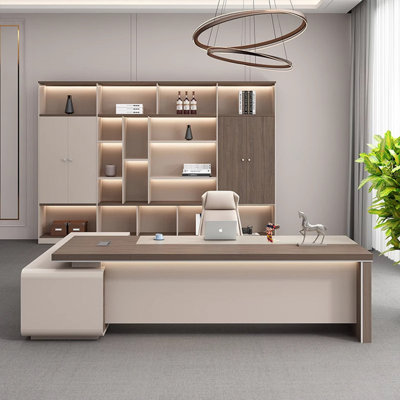 62.99"Luxurious and elegant brown executive office desk
