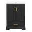 Meuble-lavabo autoportant avec lavabo et rangement-962097216