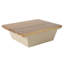 Plat de cuisson en grès de 2 pintes 10 po x 8,5 po avec couvercle en bois d'acacia Gibson Elite-122305095