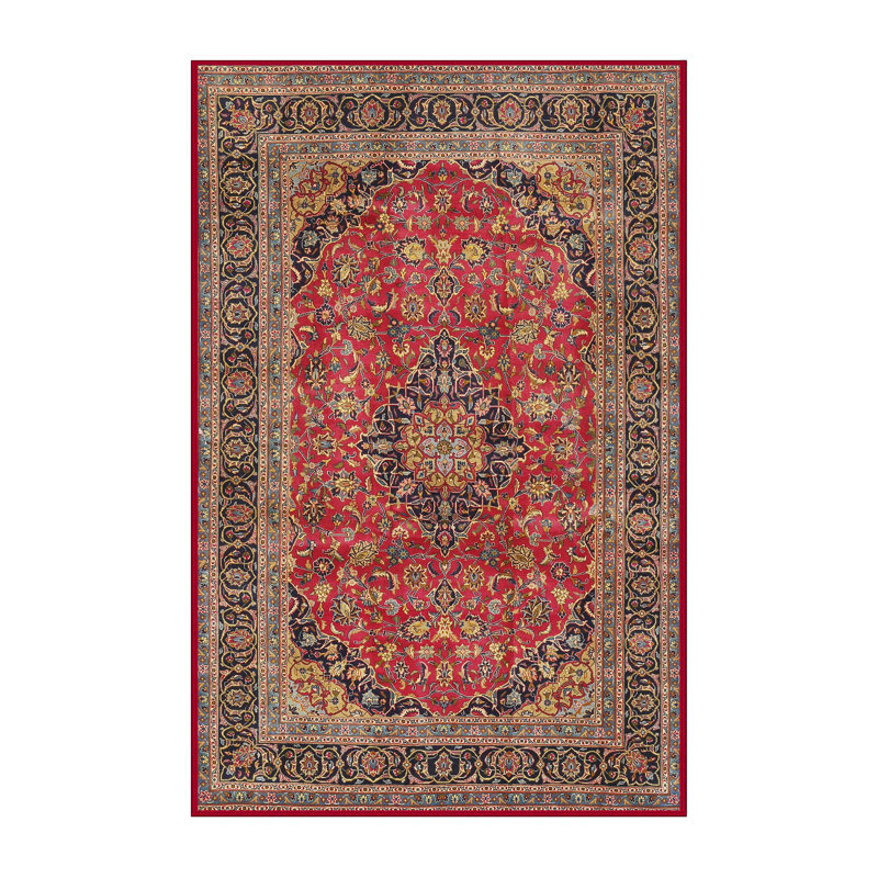 Tapis oriental orange, Rectangle 5 pi x 7 pi
