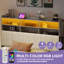 Lit plateforme tapissier avec pied de lit avec rangement-118021121