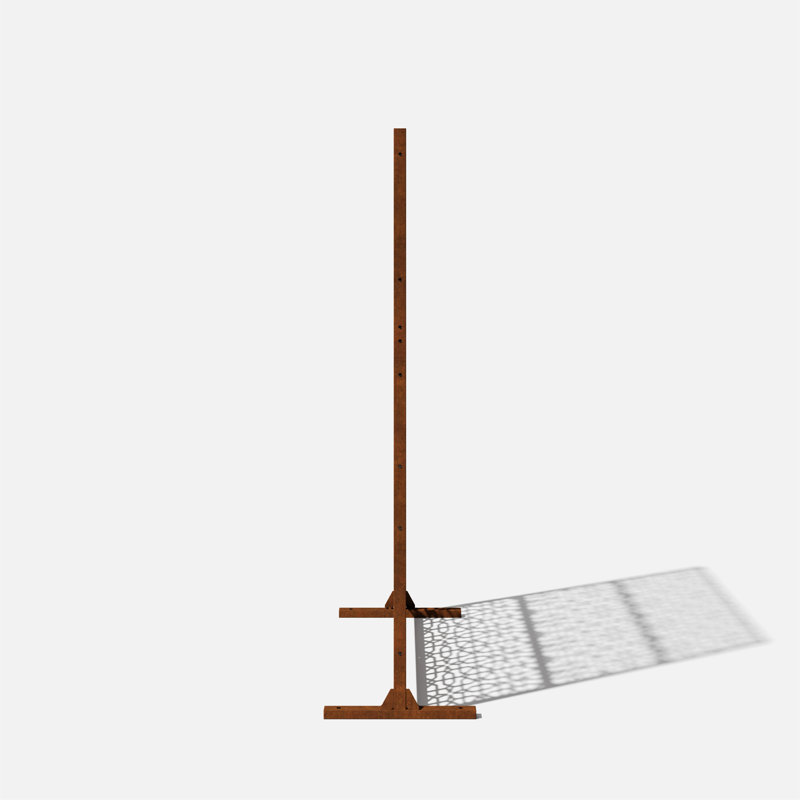Corten Steel Urban Oasis 45"x76" Weathered Privacy Screen
