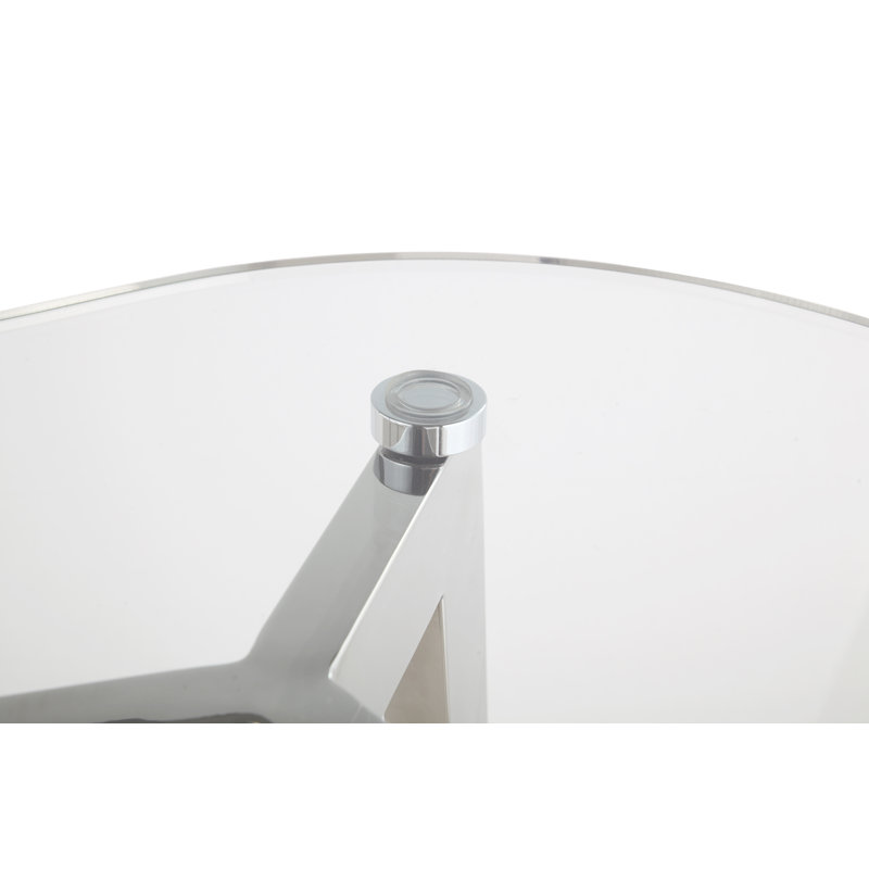 Montecello Glass Top End Table