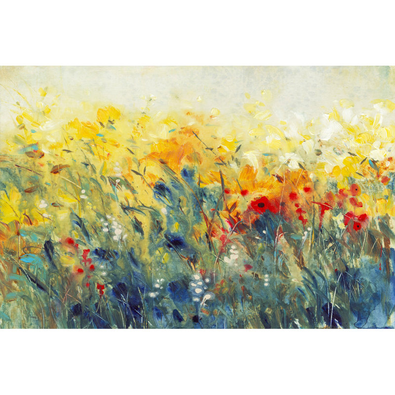 «Flowers Sway I», reproduction sur toile tendue, H 20 po x l 30 po x P 1,5 po