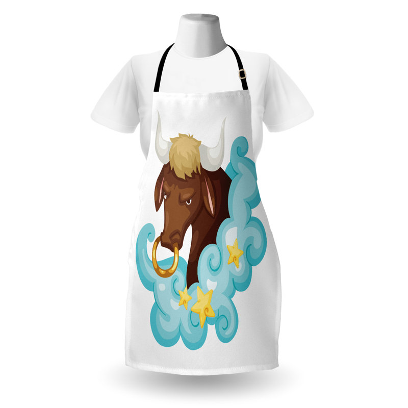 Multicolore tablier préparation et saveur Zodiac Taurus
