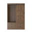 Armoire de rangement haute avec garde-robe de chambre à coucher