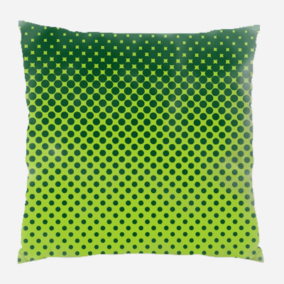 Coussin décoratif en demi-teinte