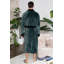  Peignoir en molleton mi-mollet avec poches-236677919-236677914