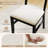 Rattan Dining Chairs Set of 4 with Padded Seat, Rubber Wood Legs & Curved Backrest-1206375307