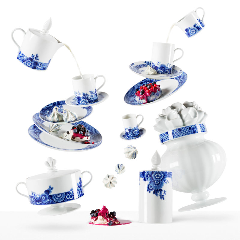 Blue Ming Porcelain Teacup