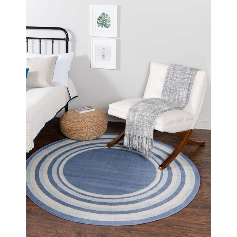 Hoehne Indoor Rug, Round 7'