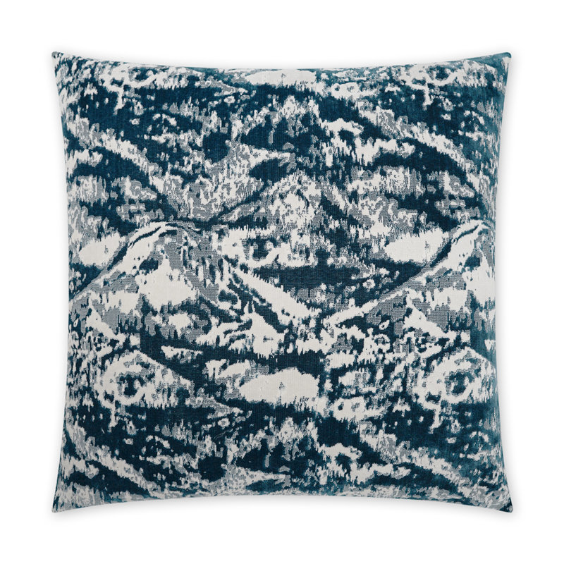 Aydanno Pillow Cover & Insert, Peacock, Square 24"
