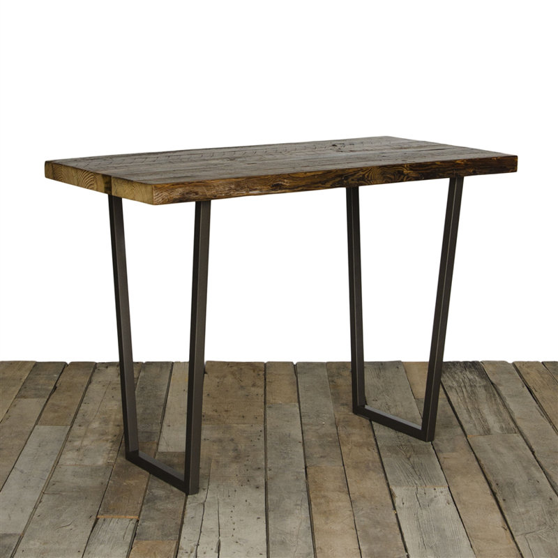 Table de salle à manger extensible Helwig, H 42 po x L 72 po x l 36 po, Transparent