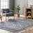 Phyllis Machine Washable Diamond Trellis Area Rug-872656235