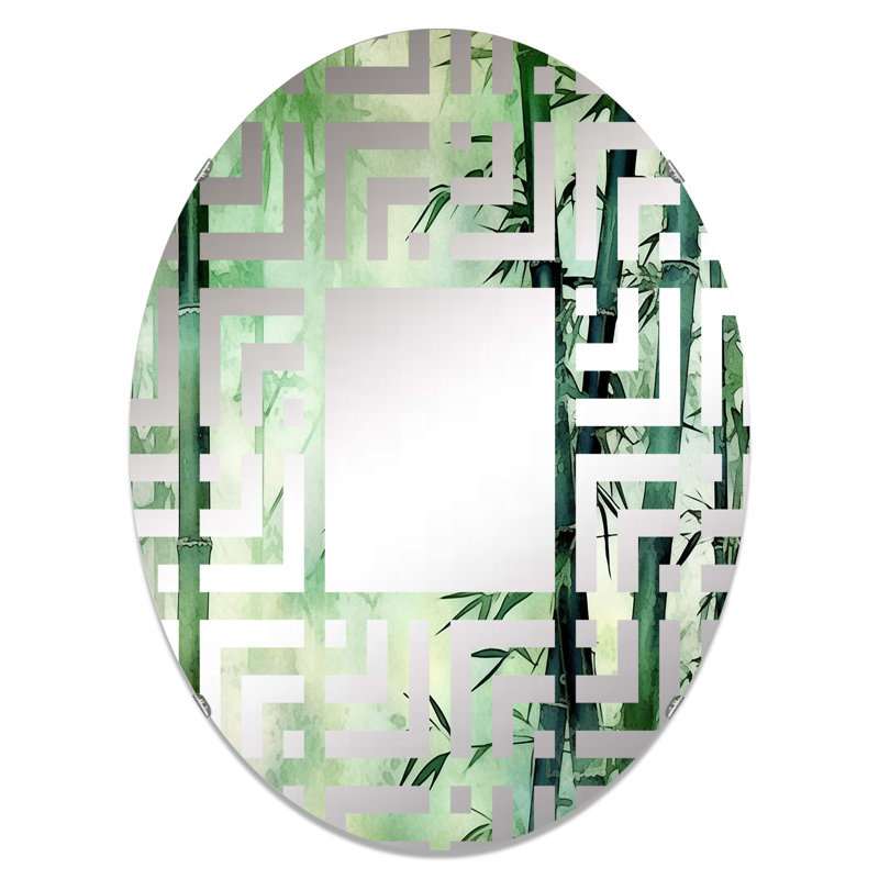 Miroir décoratif Bambir Forest Intesed Field - Maze MIR106662 O, L 20 po x H 30 po