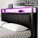Haja Bed Frame with 2-Tier Storage Headboard & LED Light