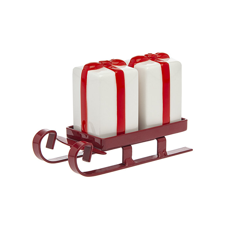 Sleigh Salt and Pepper Shaker Set